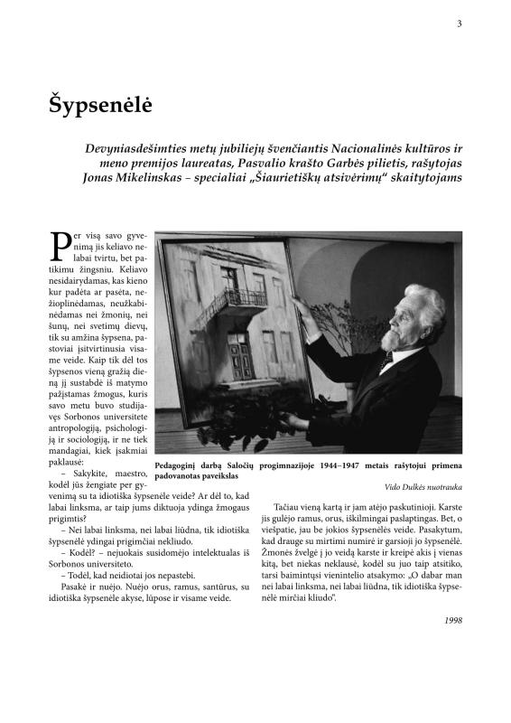 Šiaurietiški atsivėrimai : Pasvalio krašto istorijos ir kultūros žurnalas 2012, nr. 2 (33)
