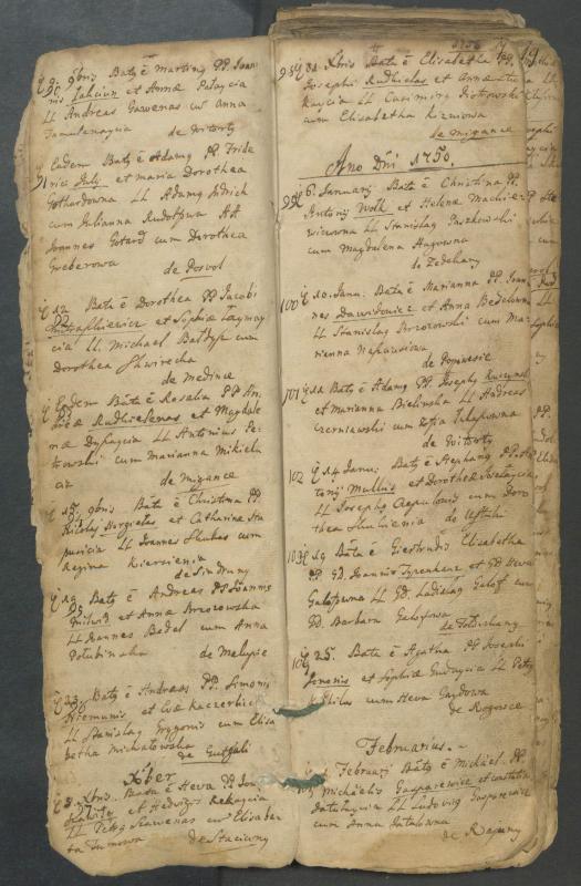 Pasvalio Romos katalikų parapijos bažnyčios 1749–1772 metų krikšto metrikų knyga