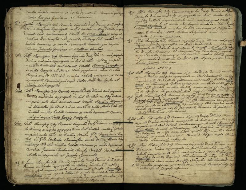Vaškų (Konstantinavo) Romos katalikų parapijos bažnyčios 1766–1804 metų jungtuvių metrikų knyga