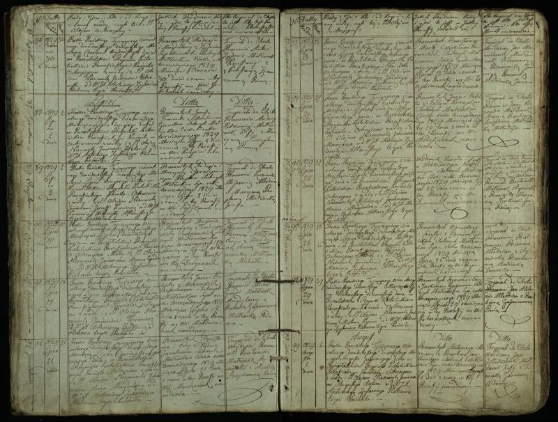 Pušaloto Romos katalikų parapijos bažnyčios 1828–1834 metų krikšto metrikų knyga