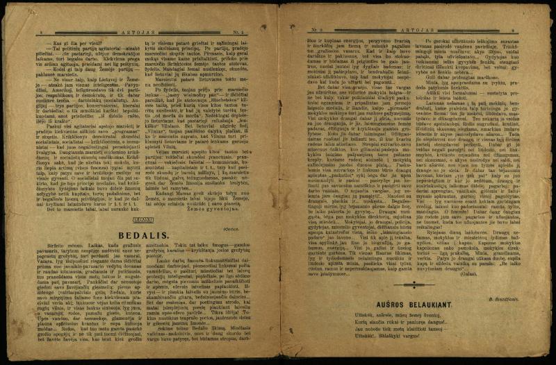 Artojas. 1924, nr. 2