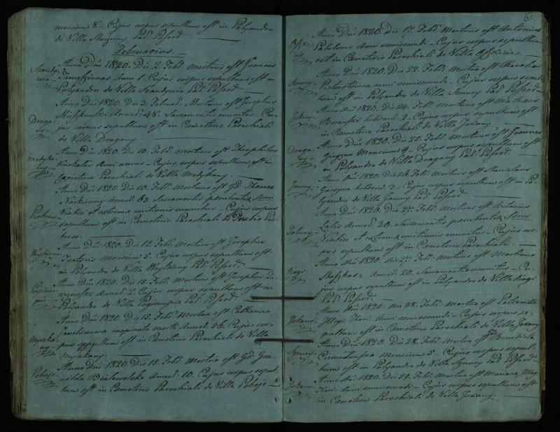 Pušaloto Romos katalikų parapijos bažnyčios 1810–1827 metų mirties metrikų knyga