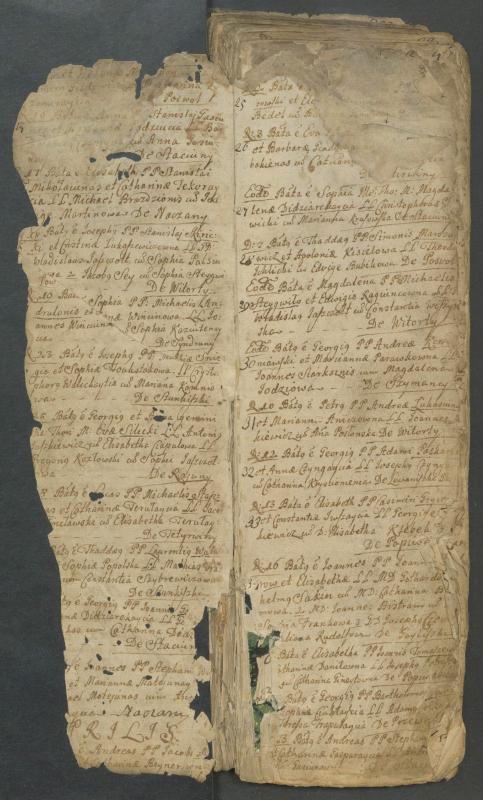 Pasvalio Romos katalikų parapijos bažnyčios 1749–1772 metų krikšto metrikų knyga