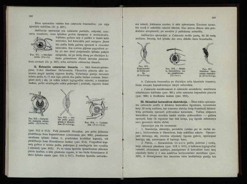 Akių ligų vadovas / Petras Avižonis. – Kaunas: Medicinos fakultetao leidinys, 1940. – VIII, 841, [2] p., 18 iliustr. lap.