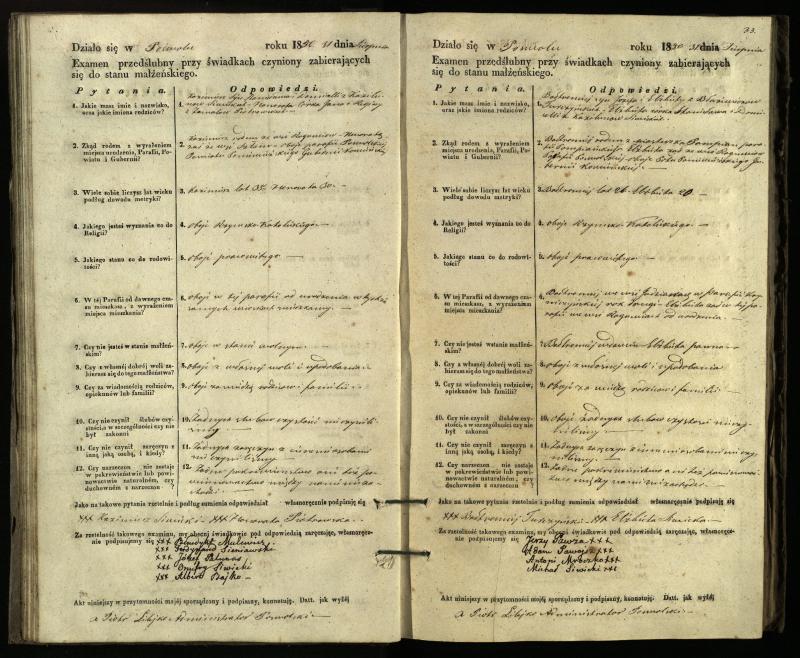 Pasvalio Romos katalikų parapijos bažnyčios 1849–1859 metų priešjungtuvinės apklausos knyga