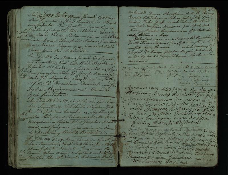 Pušaloto Romos katalikų parapijos bažnyčios 1802–1814 metų krikšto metrikų knyga