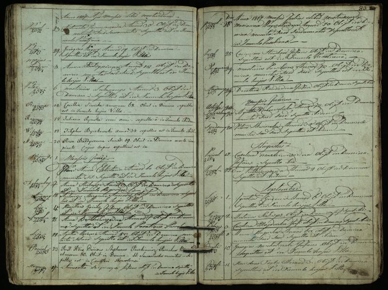 Pasvalio Romos katalikų parapijos bažnyčios 1794–1819 metų mirties metrikų knyga