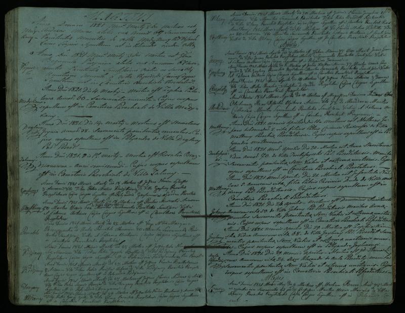 Pušaloto Romos katalikų parapijos bažnyčios 1810–1827 metų mirties metrikų knyga