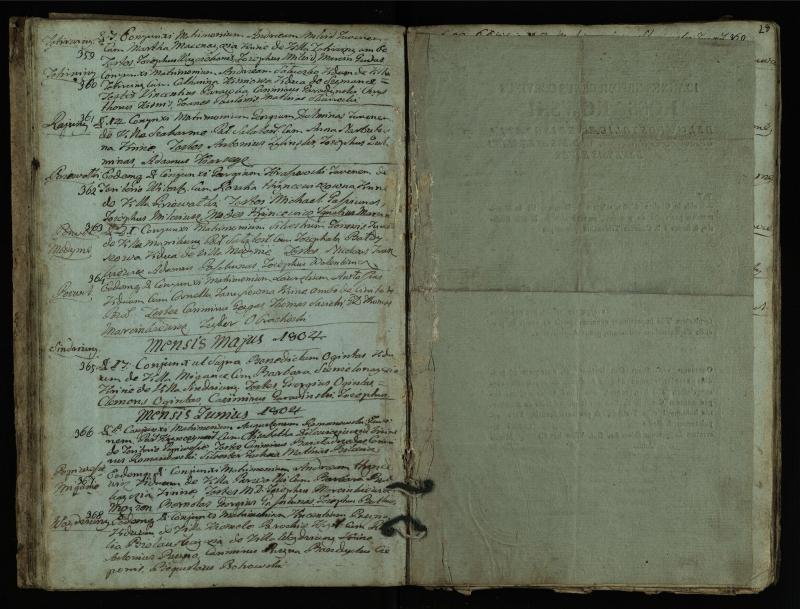 Pasvalio Romos katalikų parapijos bažnyčios 1793–1824 metų jungtuvių metrikų knyga