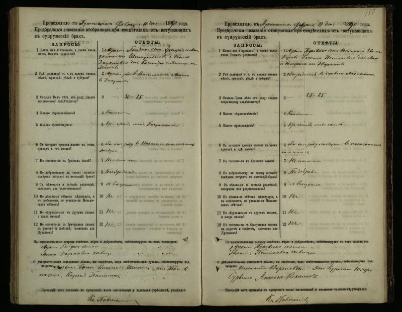 Pušaloto Romos katalikų parapijos bažnyčios 1885–1891 metų priešjungtuvinės apklausos knyga