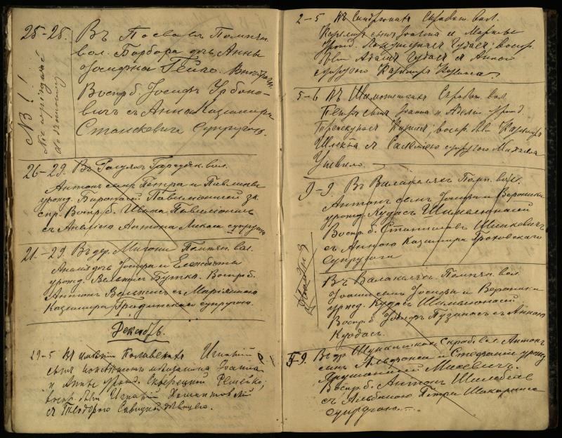 Pasvalio Romos katalikų parapijos bažnyčios 1909–1918 metų krikšto metrikų juodraštis
