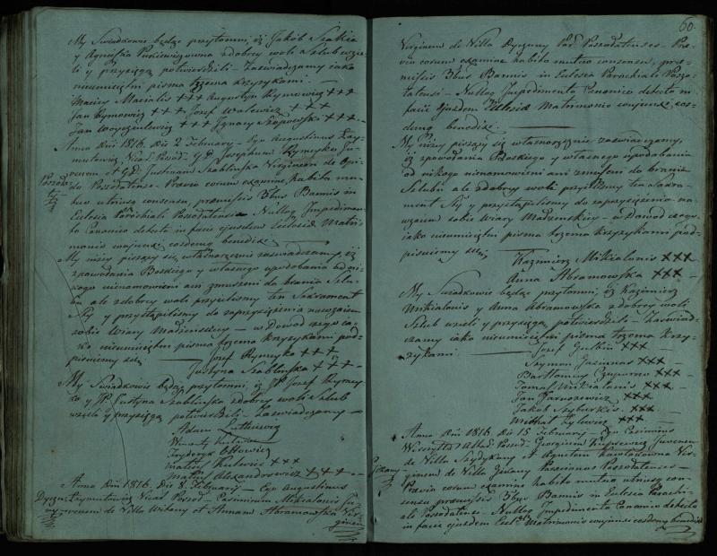 Pušaloto Romos katalikų parapijos bažnyčios 1810–1819 metų jungtuvių metrikų knyga