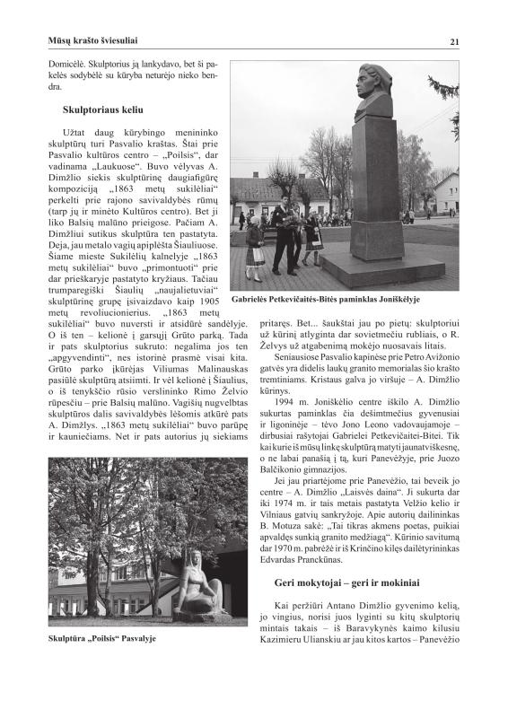 Šiaurietiški atsivėrimai : Pasvalio krašto istorijos ir kultūros žurnalas 2010, nr. 1 (28)
