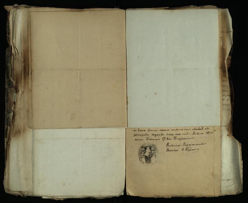 Pušaloto Romos katalikų parapijos bažnyčios 1843–1879 metų gaunamų raštų knyga