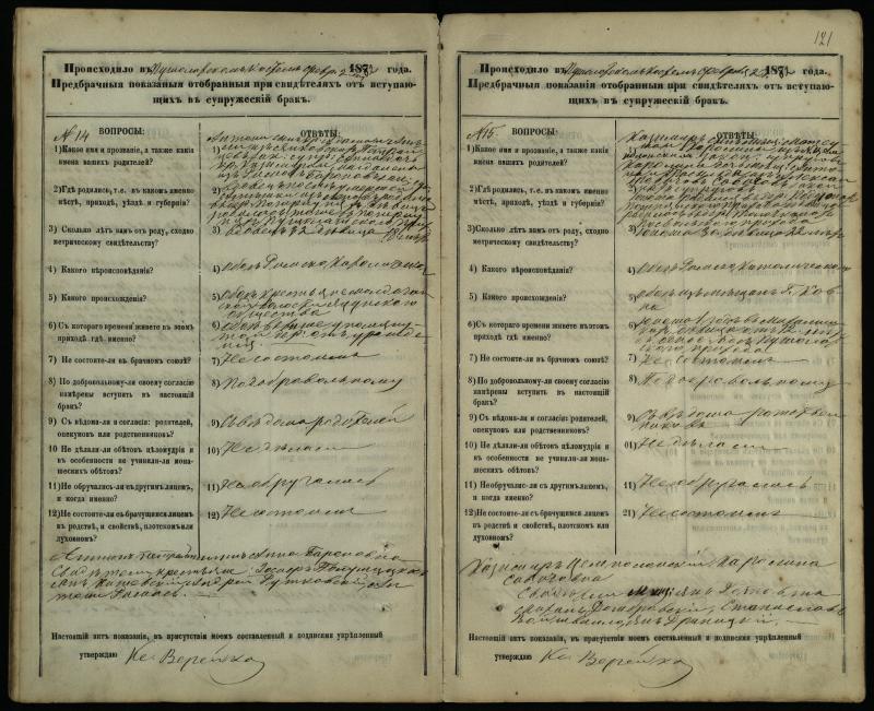 Pušaloto Romos katalikų parapijos bažnyčios 1878–1883 metų priešjungtuvinės apklausos knyga