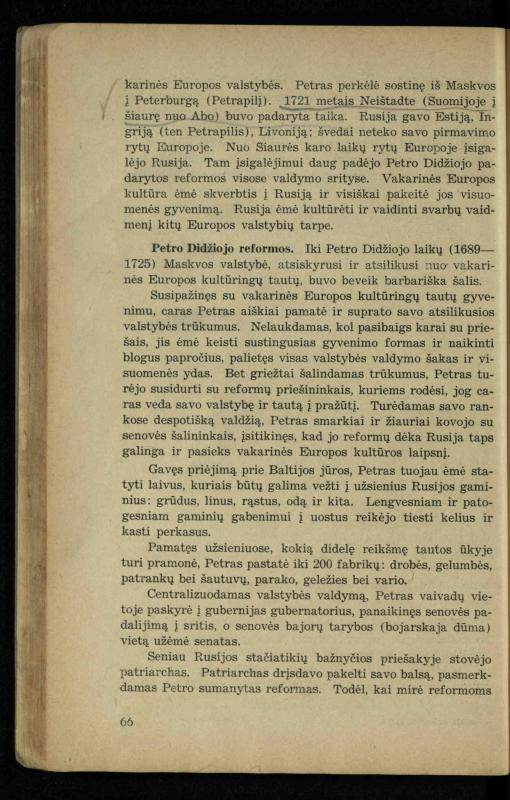 Naujųjų amžių istorija: vadovėlis vidurinėms mokykloms / K. Kliuksinas. – Kaunas: Sakalas, 1936. – 160 p.