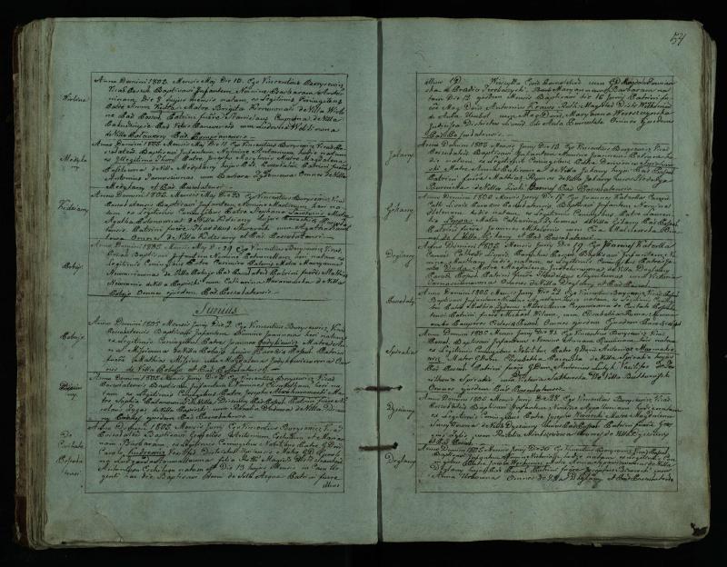 Pušaloto Romos katalikų parapijos bažnyčios 1802–1814 metų krikšto metrikų knyga