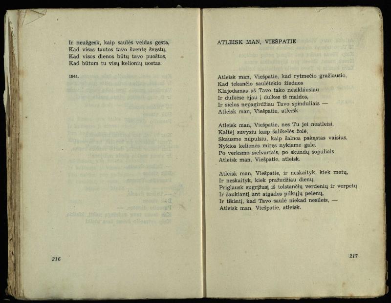 Per pasaulį keliauja žmogus : rinktinė poezija