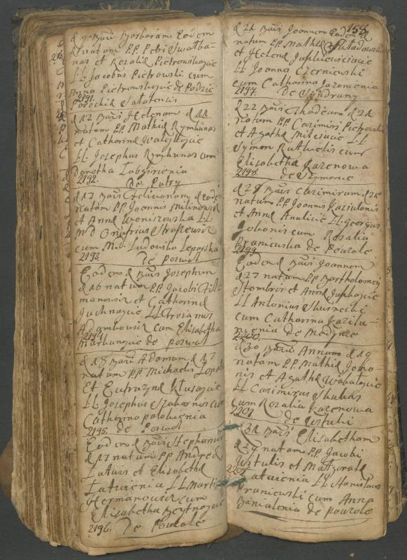 Pasvalio Romos katalikų parapijos bažnyčios 1749–1772 metų krikšto metrikų knyga