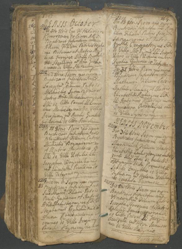 Pasvalio Romos katalikų parapijos bažnyčios 1749–1772 metų krikšto metrikų knyga