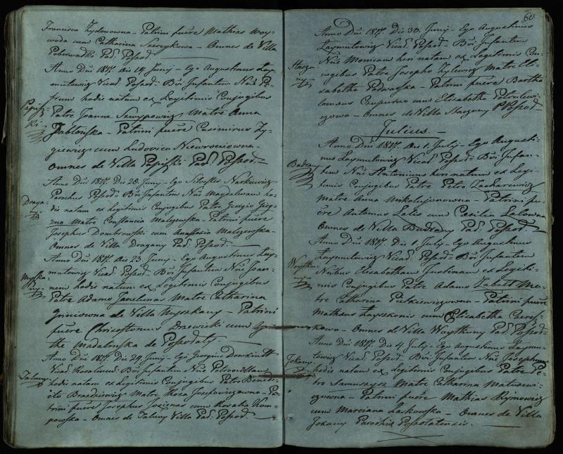 Pušaloto Romos katalikų parapijos bažnyčios 1814–1822 metų krikšto metrikų knyga