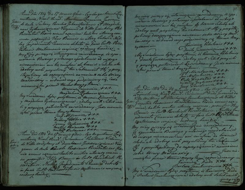 Pušaloto Romos katalikų parapijos bažnyčios 1810–1819 metų jungtuvių metrikų knyga
