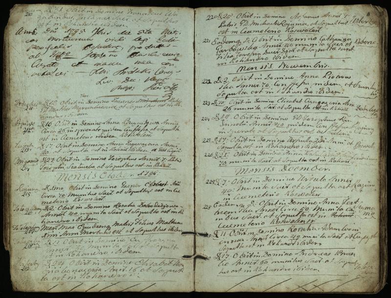 Pasvalio Romos katalikų parapijos bažnyčios 1794–1819 metų mirties metrikų knyga
