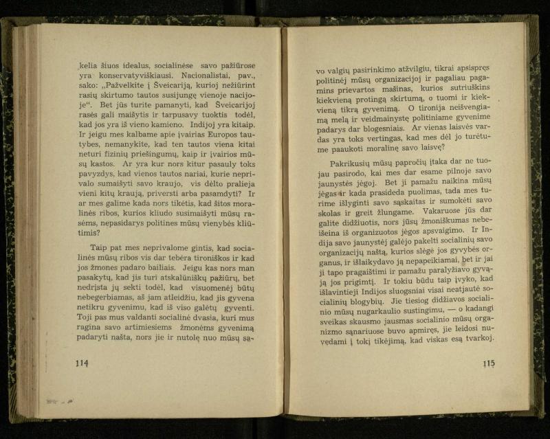 Nacionalizmas: nacionalizmas Vakaruose; Nacionalizmas Japonijoj; Nacionalizmas Indijoj / Rabindranath Tagore. – Kaunas: [s.n.], 1937. – 122, [2] p.