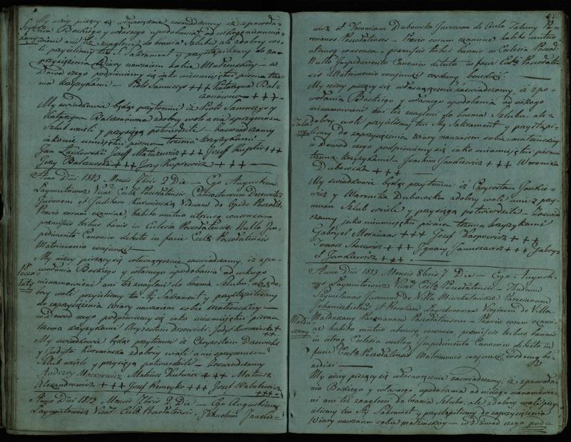 Pušaloto Romos katalikų parapijos bažnyčios 1810–1819 metų jungtuvių metrikų knyga