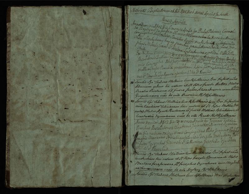 Pušaloto Romos katalikų parapijos bažnyčios 1802–1814 metų krikšto metrikų knyga