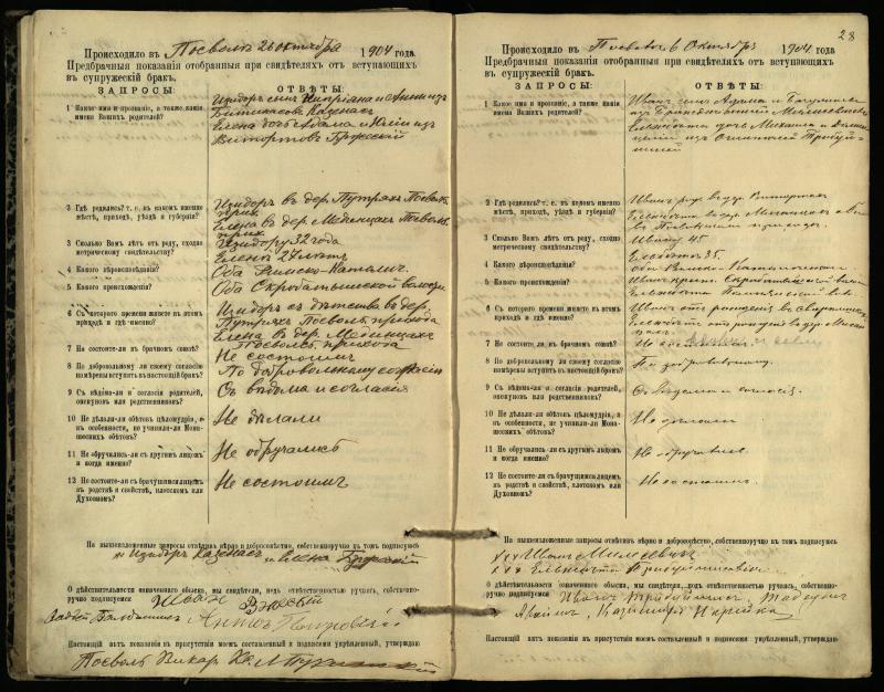 Pasvalio Romos katalikų parapijos bažnyčios 1903–1917 metų priešjungtuvinės apklausos knyga