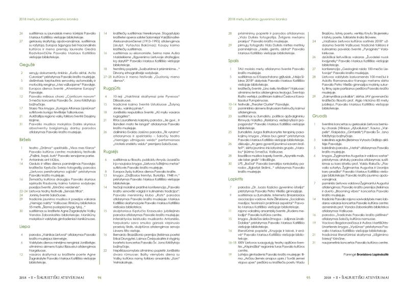 Šiaurietiški atsivėrimai : Pasvalio krašto istorijos ir kultūros žurnalas 2018, nr. 2 (45)
