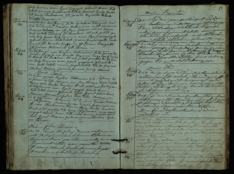 Pasvalio Romos katalikų parapijos bažnyčios 1793–1824 metų jungtuvių metrikų knyga