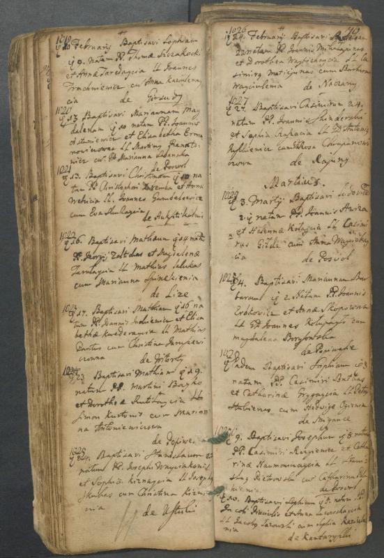 Pasvalio Romos katalikų parapijos bažnyčios 1749–1772 metų krikšto metrikų knyga