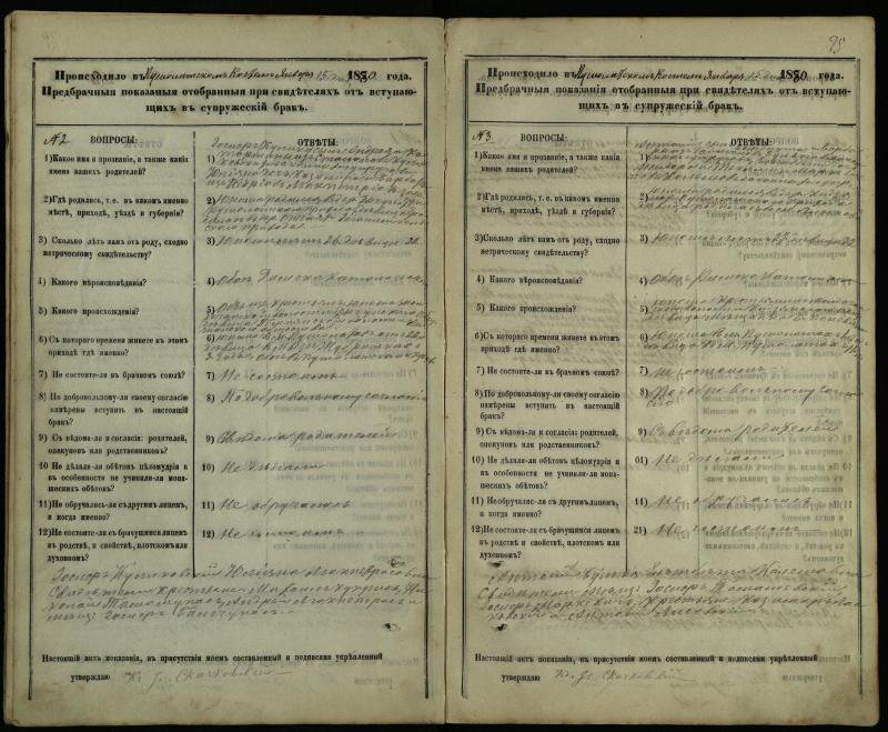 Pušaloto Romos katalikų parapijos bažnyčios 1878–1883 metų priešjungtuvinės apklausos knyga