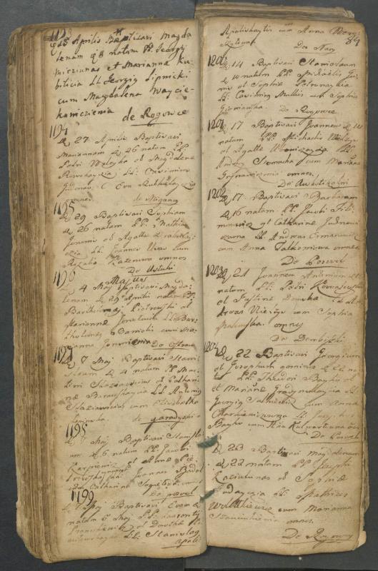 Pasvalio Romos katalikų parapijos bažnyčios 1749–1772 metų krikšto metrikų knyga