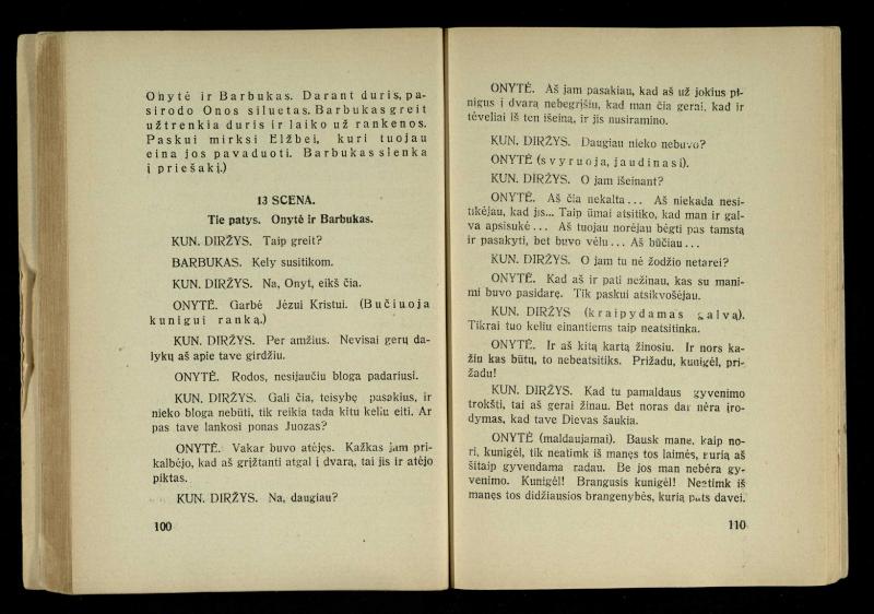 Kur laimė? : 5 veiksmų drama / J. Dobilas. – Kaunas: autoriaus leidinys, 1930. – 165, [1] p.