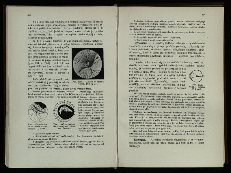 Akių ligų vadovas / Petras Avižonis. – Kaunas: Medicinos fakultetao leidinys, 1940. – VIII, 841, [2] p., 18 iliustr. lap.