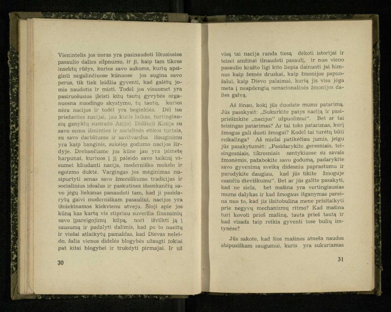 Nacionalizmas: nacionalizmas Vakaruose; Nacionalizmas Japonijoj; Nacionalizmas Indijoj / Rabindranath Tagore. – Kaunas: [s.n.], 1937. – 122, [2] p.