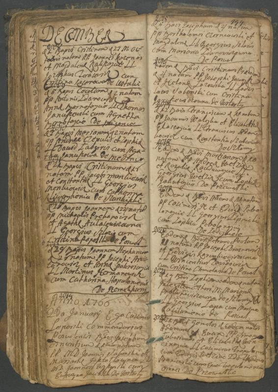 Pasvalio Romos katalikų parapijos bažnyčios 1749–1772 metų krikšto metrikų knyga