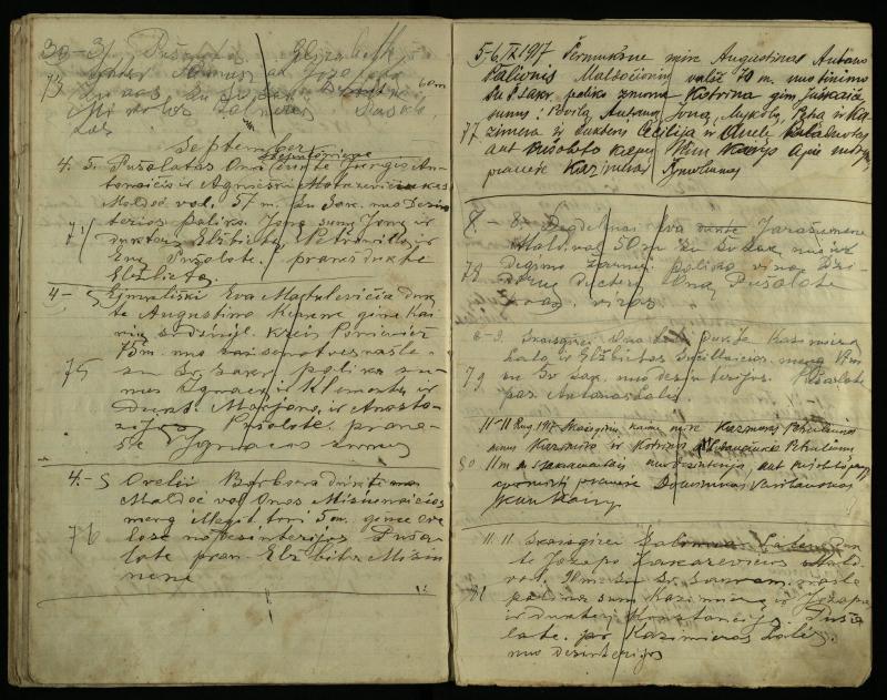 Pušaloto Romos katalikų parapijos bažnyčios 1912–1918 metų mirties metrikų knyga