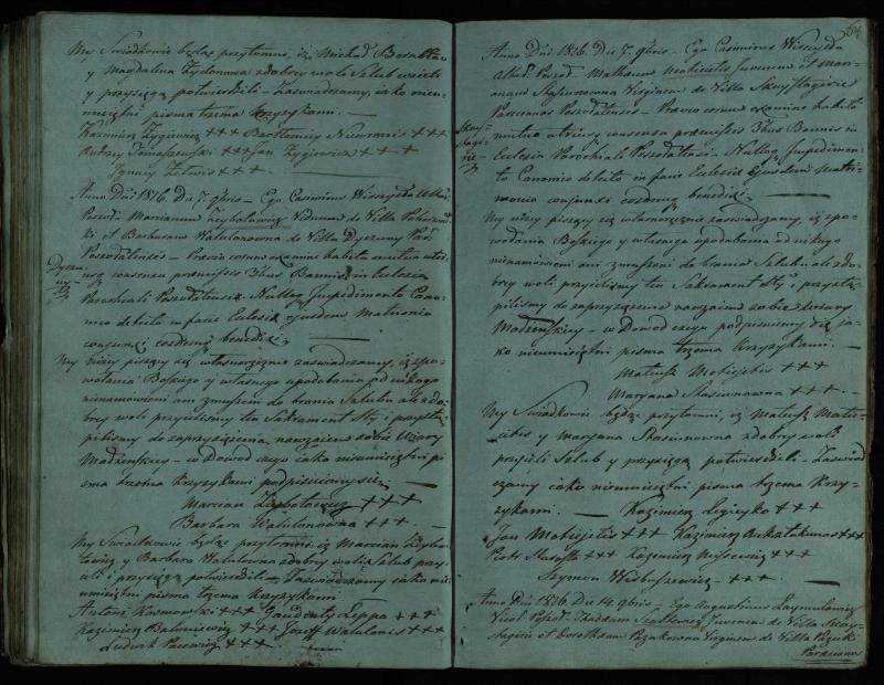 Pušaloto Romos katalikų parapijos bažnyčios 1810–1819 metų jungtuvių metrikų knyga