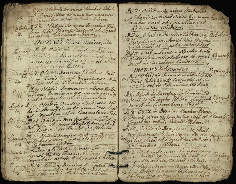 Pasvalio Romos katalikų parapijos bažnyčios 1788–1794 metų mirties metrikų knyga