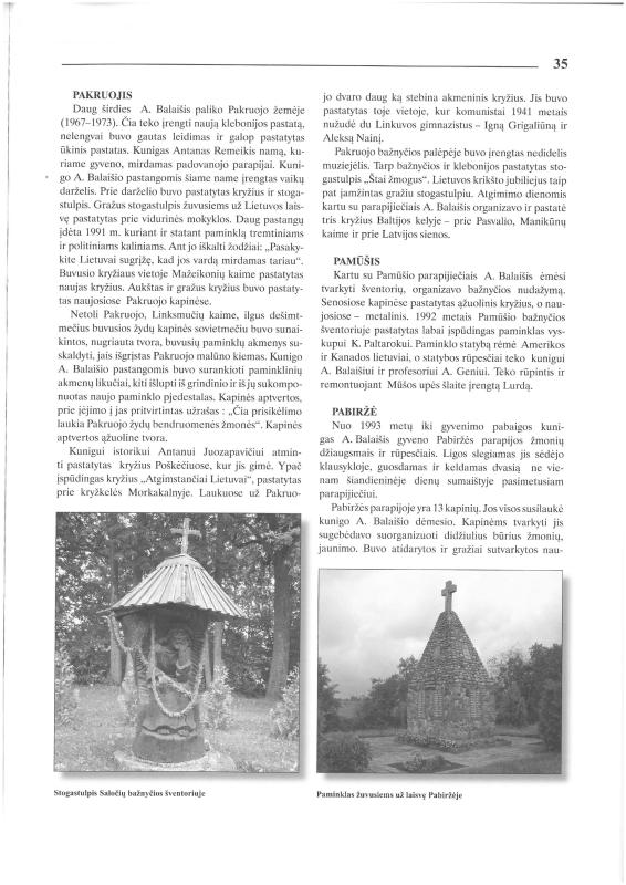 Šiaurietiški atsivėrimai : Pasvalio krašto istorijos ir kultūros žurnalas 2006, nr. 2 (21)