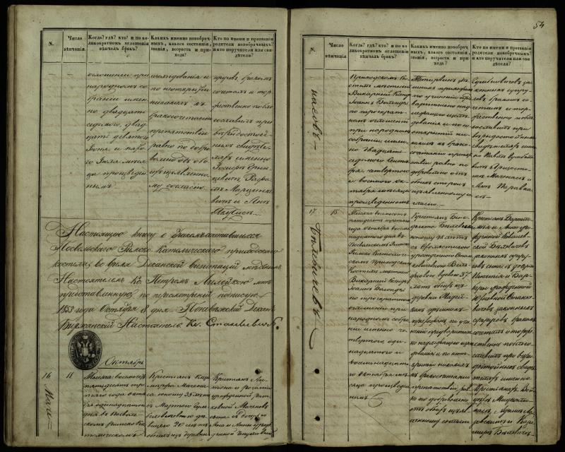 Pasvalio Romos katalikų parapijos bažnyčios 1848–1868 metų jungtuvių metrikų knyga