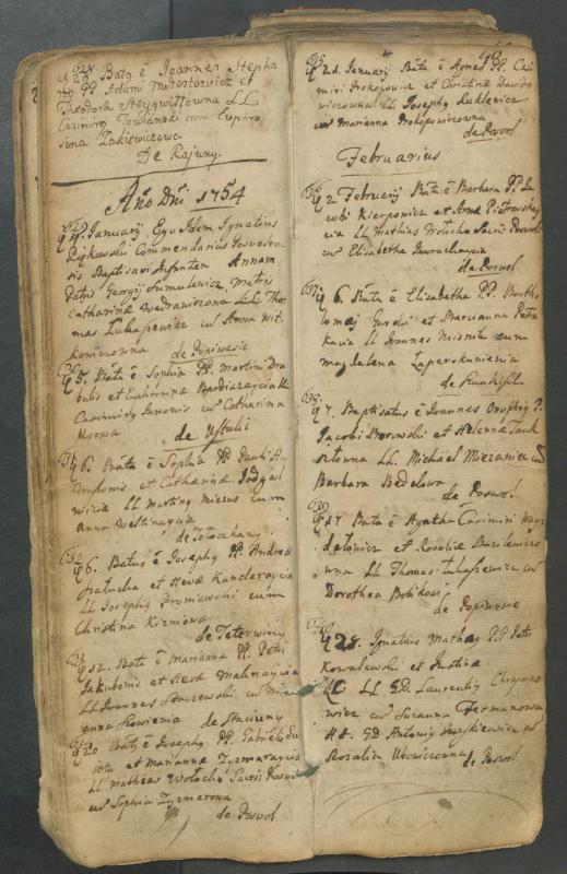 Pasvalio Romos katalikų parapijos bažnyčios 1749–1772 metų krikšto metrikų knyga