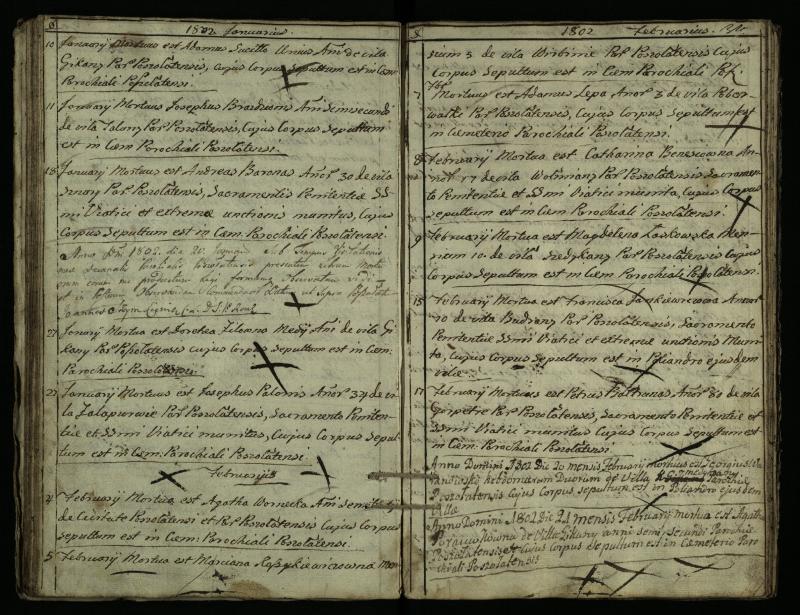 Pušaloto Romos katalikų parapijos bažnyčios 1785–1810 metų mirties metrikų knyga