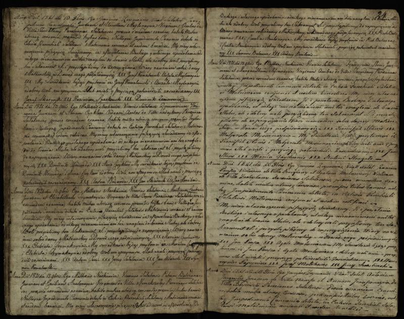 Saločių Romos katalikų parapijos bažnyčios 1819–1827 metų priešjungtuvinės apklausos knyga