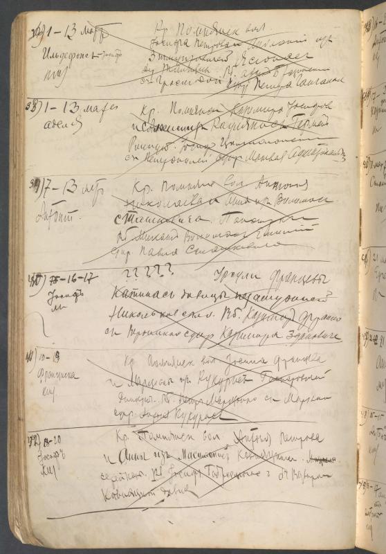 Pumpėnų Romos katalikų parapijos bažnyčios 1906–1917 metų krikšto metrikų juodraštis