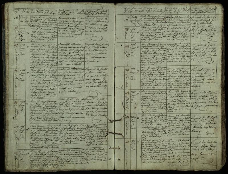 Pušaloto Romos katalikų parapijos bažnyčios 1828–1834 metų krikšto metrikų knyga